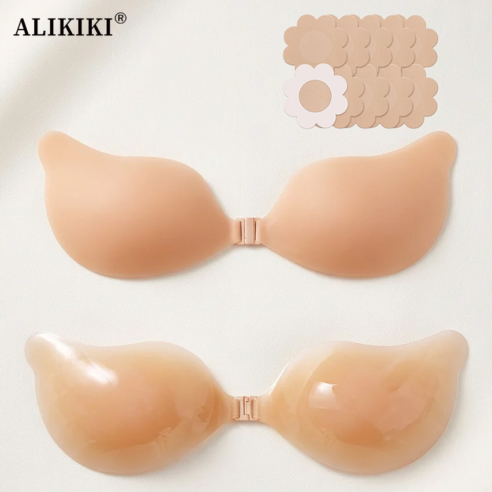 Backless Bra Sticky - Adhesive Silicone Push Up Bra Reusable