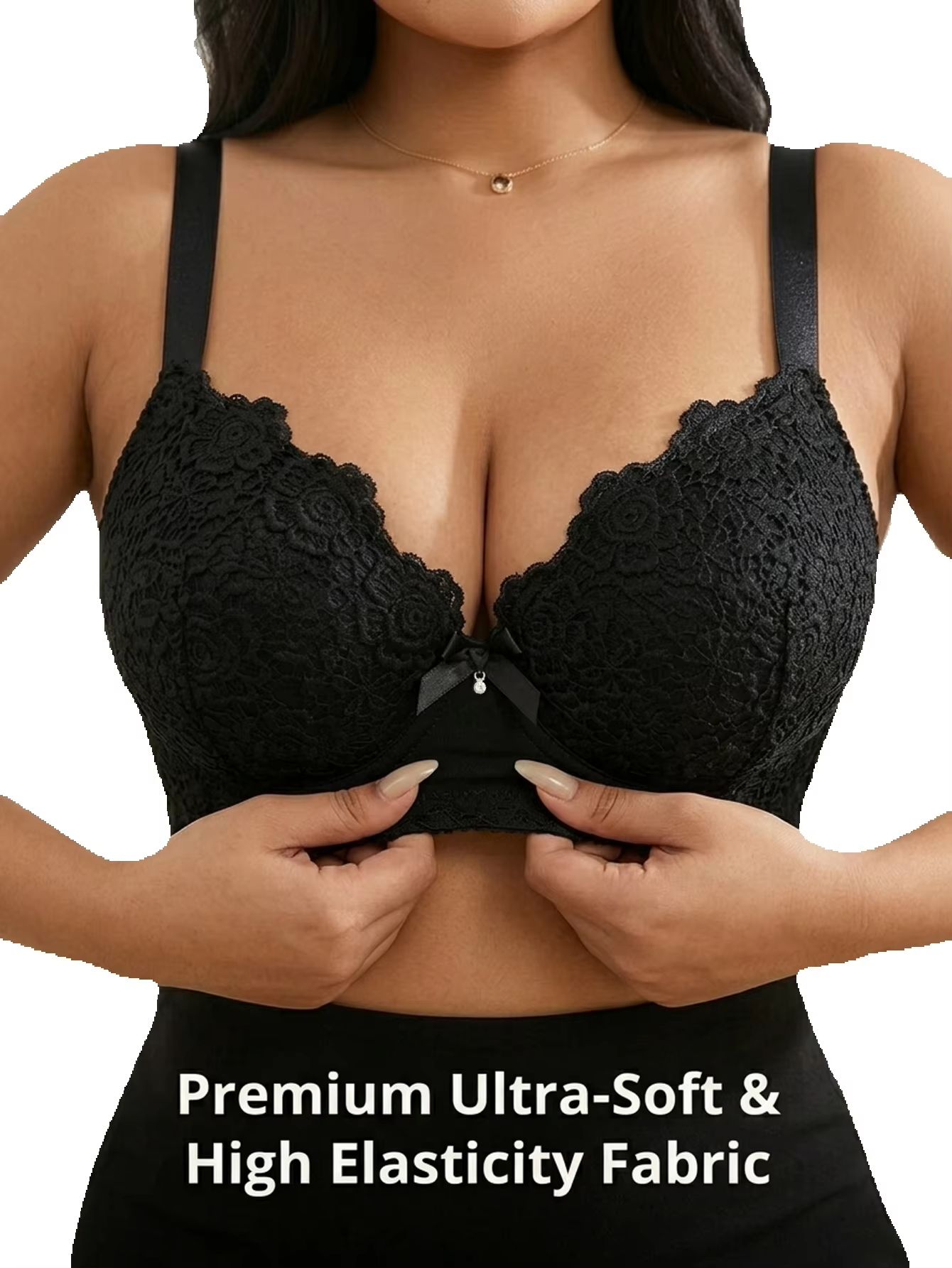 Women Plus Size Floral Push Up - Minimizer Bra Women ulasan dan harga