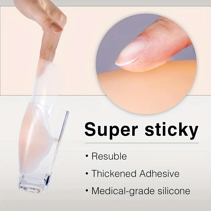 1Pairs Silicone Nipple Cover L - Push Up Bra Silicone ulasan dan harga