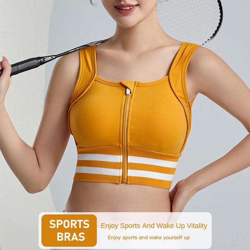 Sports Bras Zip Front For Wome - Full Coverage Bra ulasan dan harga
