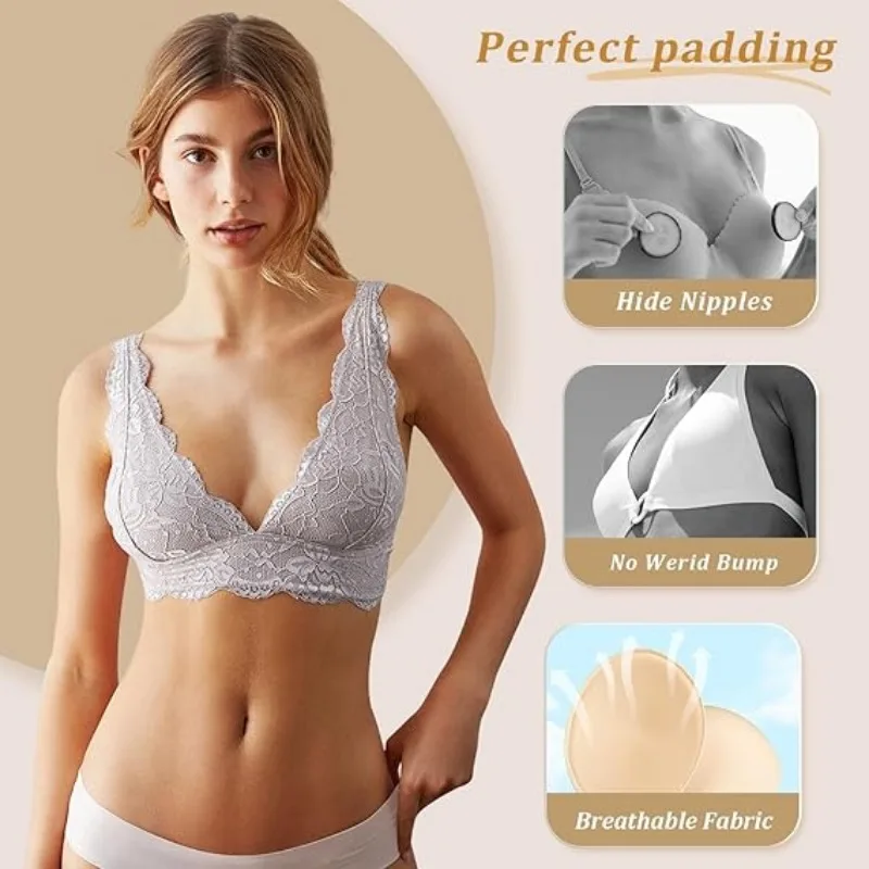 2/20pcs Removable Sponge Push  - Push Up Bra Silicone ulasan dan harga