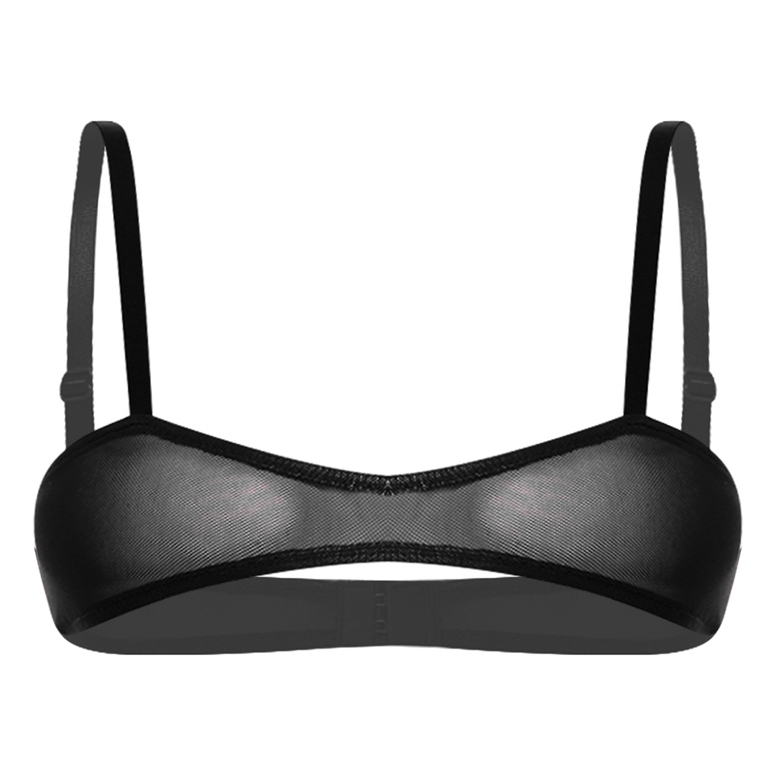 Womens See Through Sheer Mesh  - Sheer Mesh Bra ulasan dan harga