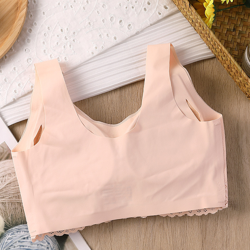 Breathable Latex Bra Seamless  - Lace Bralette Set ulasan dan harga
