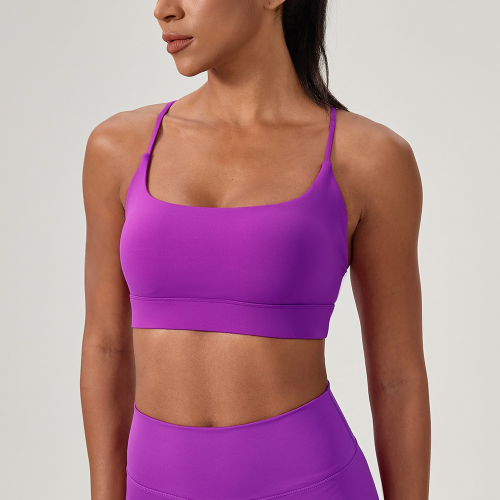 Women's Sexy Yoga Bra Cross St - Sports Bra Racerback ulasan dan harga