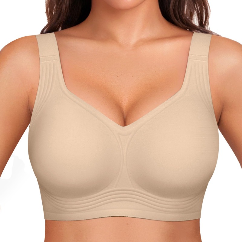 Plus Size Wireless Jelly Bra W - Minimizer Bra Women ulasan dan harga