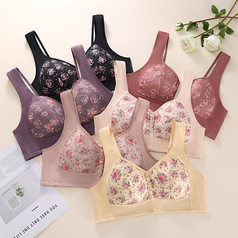 Elegant Wireless Printed Front - Wirefree Bra Comfort ulasan dan harga