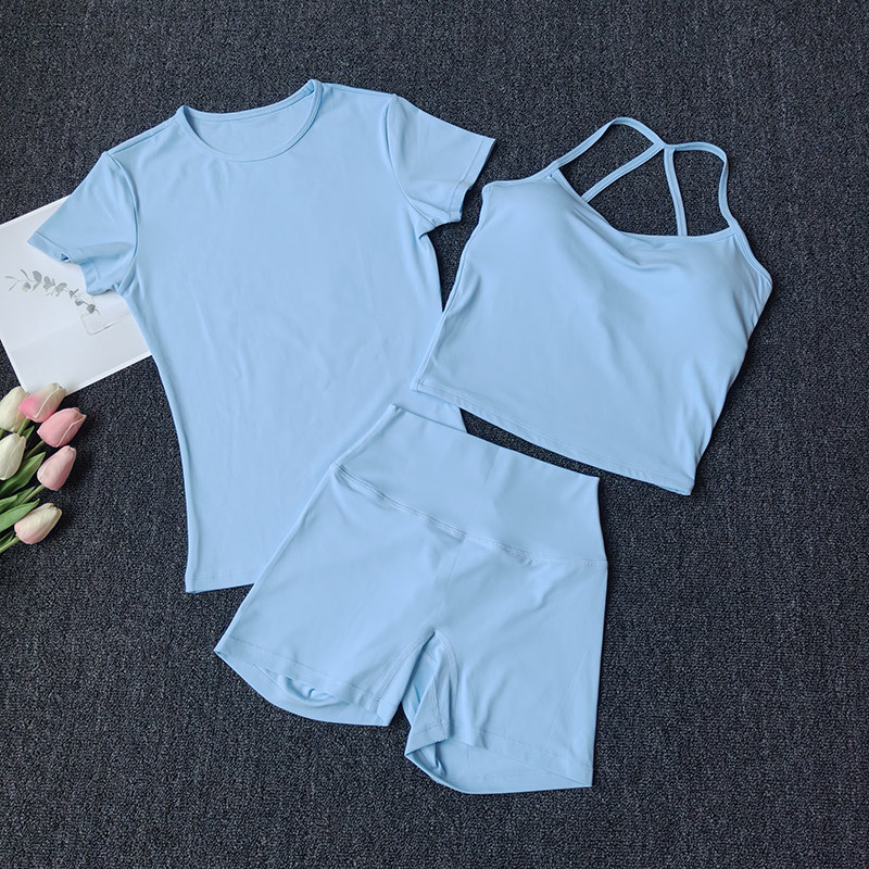 3 Piece Quick Dry Workout Set  - Full Coverage Bra ulasan dan harga