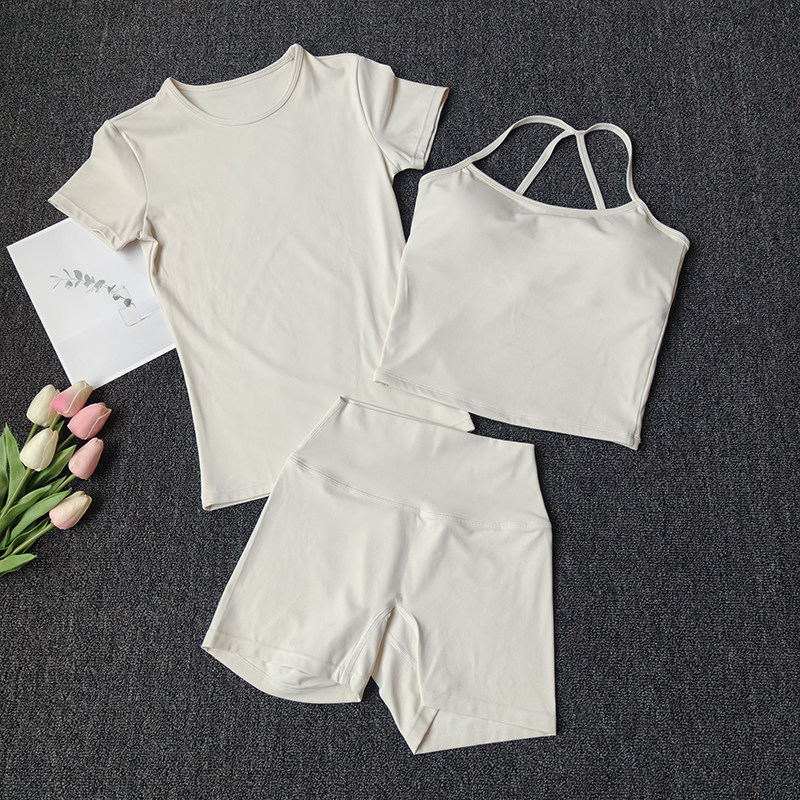 3 Piece Quick Dry Workout Set  - Full Coverage Bra ulasan dan harga