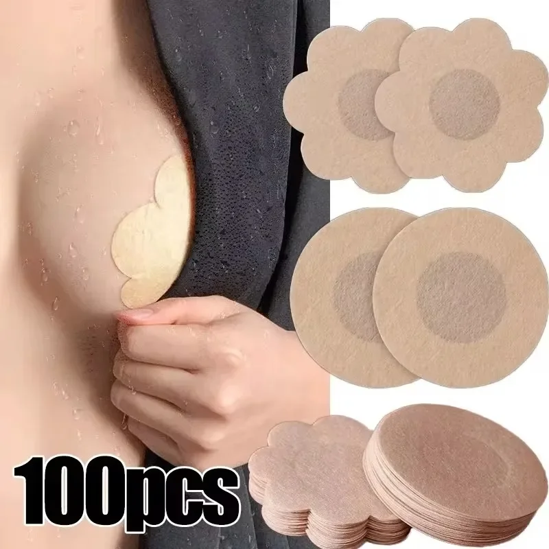 10/100pcs Women Nipple Cover S - Strapless Bra Adhesive ulasan dan harga