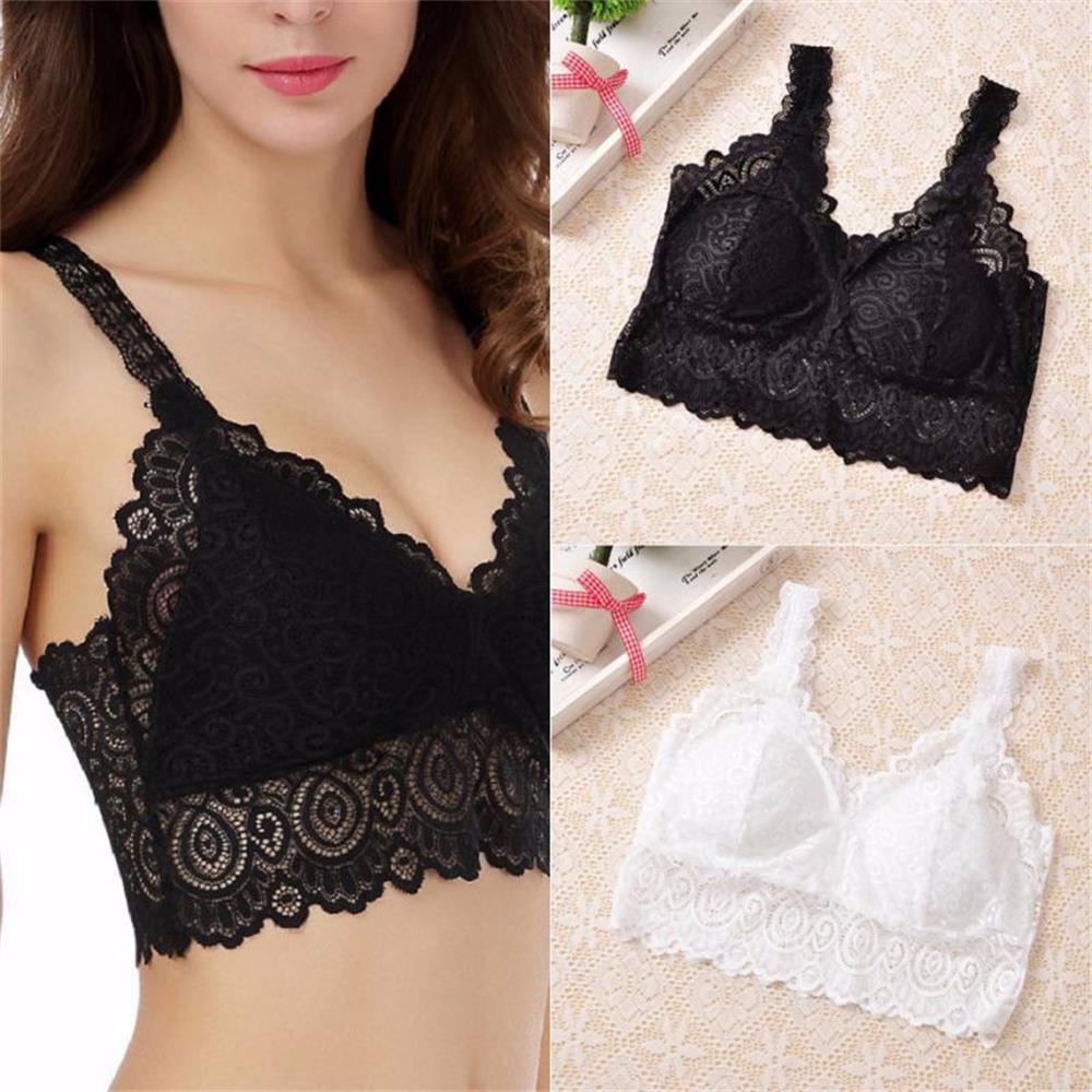 Summer Women Lace Cotton Tank  - T Shirt Bra Seamless ulasan dan harga