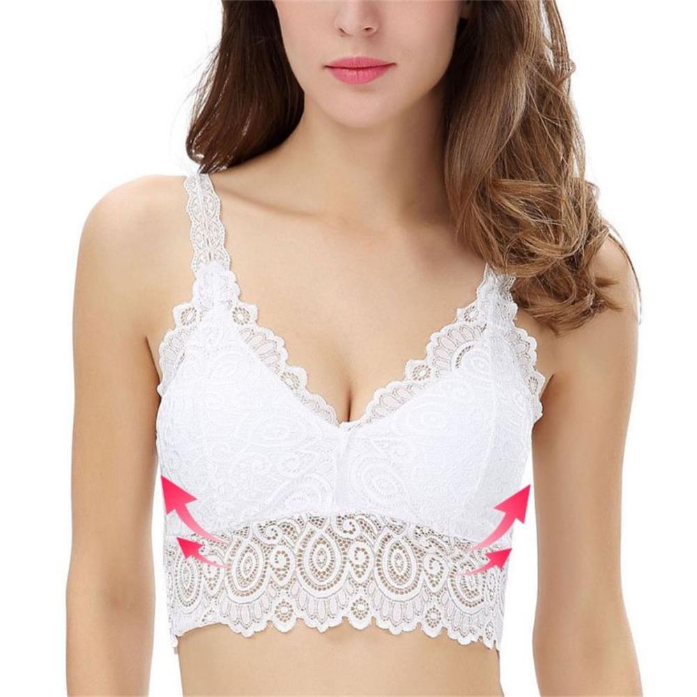 Summer Women Lace Cotton Tank  - T Shirt Bra Seamless ulasan dan harga
