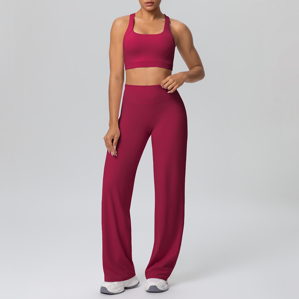 Pad Cross Shoulder Strap Yoga  - Sports Bra Racerback ulasan dan harga