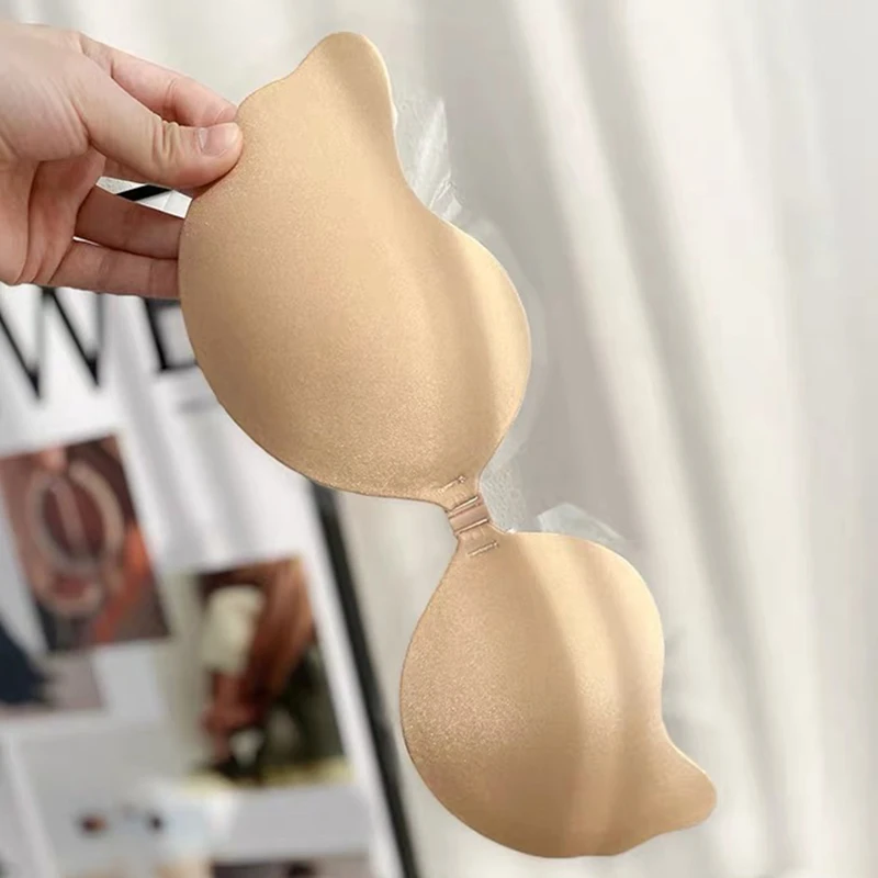 Reusable Adhesive Nipple Cover - Plunge Bra Push Up ulasan dan harga